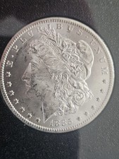 1885 CC Morgan Silver Dollar Carson City High Grade, Rare, Uncirculated picture