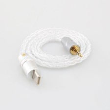 HIFI pure silver 6.35mm 3.5mm 4.4mm to Type-C Headphone Cable for B&W Px8 px7s2e picture