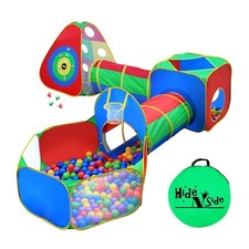 Coolest Kids Activity Center Play Tent & Tunnels Basketball Set Toy w/ Dart Wall picture