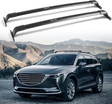 220lbs Roof Racks Cross Bars fit for Mazda CX9 CX-9 2016-2023 Black picture