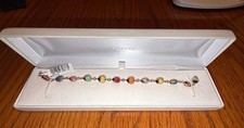 Vintage JCPenney 10K Gold Enamel Ladybug Bracelet 7.5” NWT Bolivia picture