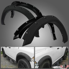 Fender Flares Pocket Rivet Bolt Style For Dodge Ram 1500 2009-2023 Black 4PCS picture