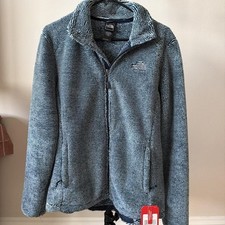 The North Face Women's Blue and Grey Jacket picture