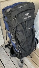 Vtg Arc'teryx Bora 80 Men's M Backpacking Expedition Backpack Blue/Black Canada picture