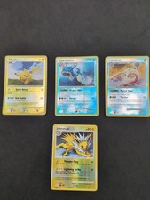 Pokémon Lot - 4 Vintage Reverse Holo Cards Pikachu Gyardos Jolteon Milotic picture