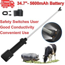 Cattle Prodder Livestock Prod electric shock Cow Sheep Rechargeable 88cm 10000V picture