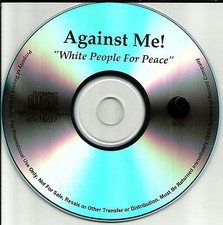 AGAINST ME White People For Peace Ultra Rare TST PRESS PROMO DJ CD Single 2007 picture