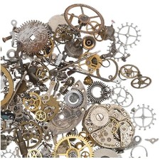 Mixed Metal Vintage Watch Components - 500+ Pieces picture