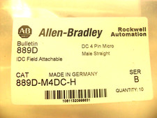 qty 10 - Allen-Bradley 889D-M4DC-H Factory Sealed in HEAVY Plastic Bag picture