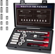 M11X2.0 Metric Thread Repair Kit with Insert HSS Drill, Tap, Installation Driver picture