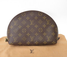 Authentic Louis Vuitton Monogram Trousse Demi Ronde Pouch Bag F#55503 picture