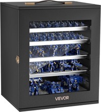 VEVOR Miniatures Storage Case for Warhammer 40k, Fits 1000-1500 Small, Black picture
