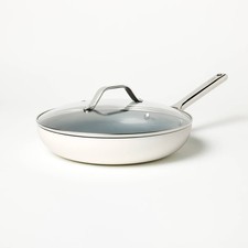 Nonstick Ceramic Coated Aluminum Frypan with Cover Figmint picture