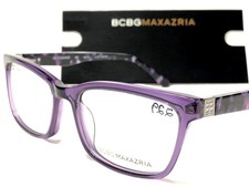 NEW Women's BCBG Max Azria Eyeglasses Silvia Lilac Smoke Modern Frames 53/17~140 picture