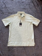 FootJoy Athletic Fit Golf Polo Shirt Mens Large  green performance golf  picture
