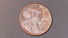 1983-D Lincoln Cent Possible Partial Reverse Brockage Mint Error Mirror AMERICA picture