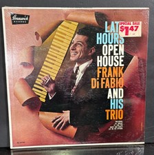 New/Sealed ~ Frank DiFabio & His Trio LATE HOURS OPEN HOUSE ~ BL-54103 LP ~ NM picture