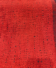 Fort Morgan Crimson Red P Kaufmann Upholstery Chenille Fabric By The Yard picture
