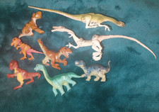 VTG Jurassic Park Dinosaur Lot of 8 Toy Figures 1993 Kenner 1997 2000 Hasbro  picture