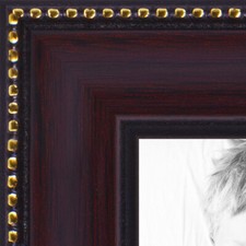 ArtToFrames Custom Picture Poster Frame Brown Mahagony 1