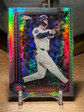 2025 Topps Chrome Update PETE CROW-ARMSTRONG Chicago Cubs PRIZM REFRACTOR #USC76 picture