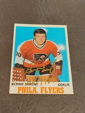 1970-71 Topps Bernie Parent #78 Signed HOF 1984 Gold Marker Philadelphia Flyers picture