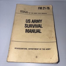 U.S. Army Survival Manual FM 21-76 Soft Cover Handbook picture