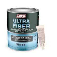 LAUCO Ultra Fiber Sandable Fiberglass Filler, Bridges Holes, Water Resistant,... picture