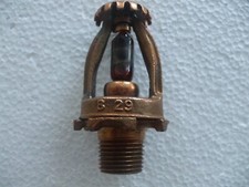 DEFECTIVE VINTAGE GRINNELL SILICA BULB BRASS FIRE SPRINKLER HEAD B29 G3D picture