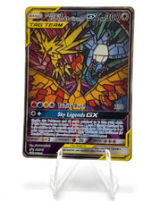 Pokemon Moltres & Zapdos & Articuno GX Stained Glass Sun & Moon Promo SM210 picture