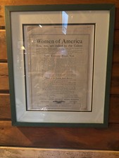 framed original call for nurses to serve ww1 1918 picture