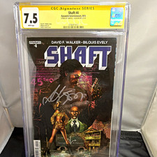 Dynamite Shaft #4 CGC 7.5 Signature Series Signed Samuel L. Jackson picture
