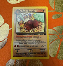 Nintendo Dark Dugtrio 6/82 Team Rocket Rare Regular EN 2000 50 HP Unlimited picture