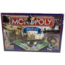 Monopoly Bilbao Spain Board Game Spanish 2005 Hasbro New Sealed Rare picture