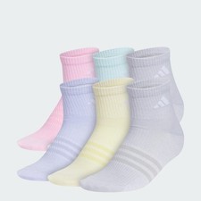 adidas kids Superlite 3.0 6-Pack Quarter Socks Kids picture