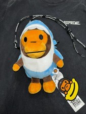 Baby Milo Shark Plush Phone Shoulder Crossbody Bag Brown A Bathing Ape Hot deal picture