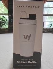 Kevin Hart VitaHustle 20oz White Stainless Steel Insulated Shaker picture