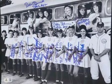 LEAGUE OF THEIR OWN CAST AUTOGRAPHED 11x14 PHOTO BECKETT COA HOLOGRAM MOVIES  picture