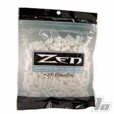 ZEN Super Slim Filter Tips - 5 Bags - Resealable 200 Cigarette Bag SuperSlim picture