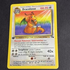 Dracolosse 19/62 Pokemon Fossil  1st Edition French Dragonite picture