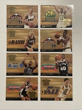 94-95 Fleer NBA League Leader Series / Complete Set Of 8 / Shaq & Rodman. picture