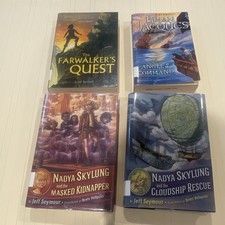 4 Middle Grade Fantasy & Adventure Chapter Books - Brian Jacques, Jeff Seymour picture
