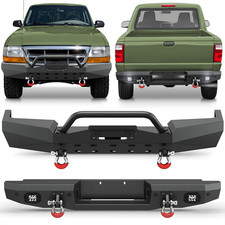 For 1998-2011 Ford Ranger Front or Rear Bumper w/Sensor Holes & 18W LED Lights picture