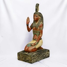 Rare Ancient Egyptian Maat Statue Unique Pharaonic Goddess Antiques Mythology BC picture
