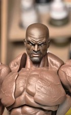 1/12 Handmade Painted Tough Luke Cage Head Carved Model ML Size picture
