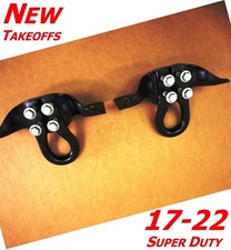 17-26 Super Duty Front Bumper Tow Hooks HC3C17B804AB BLACK Tow Hook OEM picture