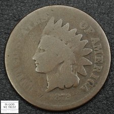 1872 Indian Head Copper Cent 1C picture