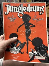 M 1927 Rhode Island Exotic Sheet Music JUNGLEDRUMS by George Spink picture