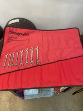 7 pc Metric Flank Drive Plus Four-Way Angle Open-End Wrench Set 10mm–15mm & 17mm picture