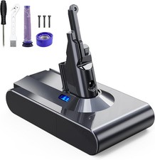 Dyson V8Battery Replacement 21.6V 8000mAh SV10 SV25 Battery With Pre/Post-Filter picture